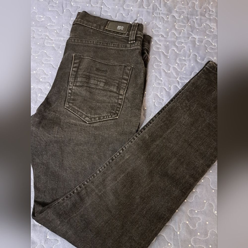 RSQ Seattle Checker Mens Skinny Taper Jeans size 30